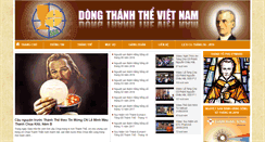 Desktop Screenshot of dongthanhthe.net