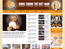 Tablet Screenshot of dongthanhthe.net